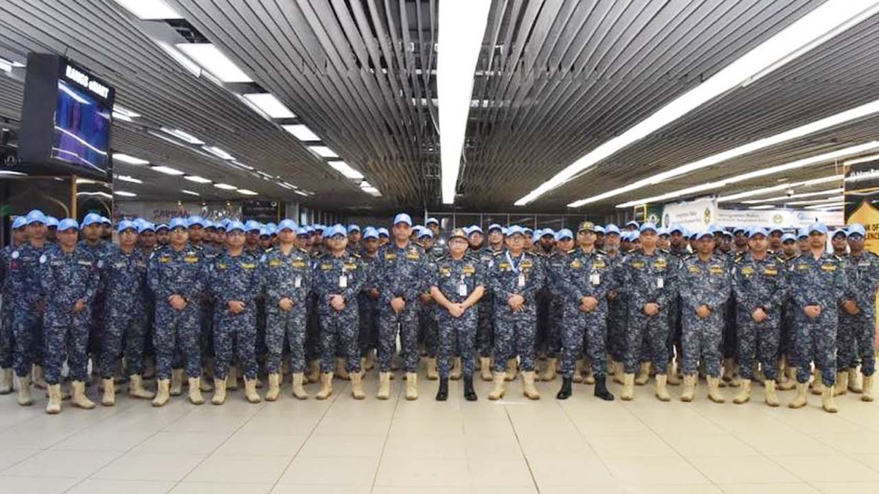 দক্ষিণ সুদানে শান্তিরক্ষা মিশনে যাচ্ছেন নৌবাহিনীর ৯৯ সদস্যের যাত্রা