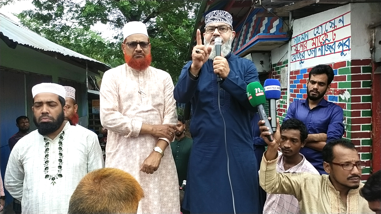 বক্তব্য দিচ্ছেন মাসুদ সাঈদী
