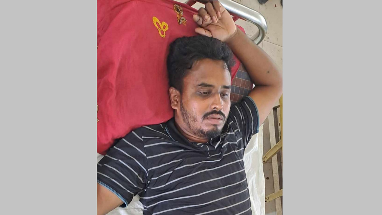 আহত নাজমুল হাসান নিহাদ