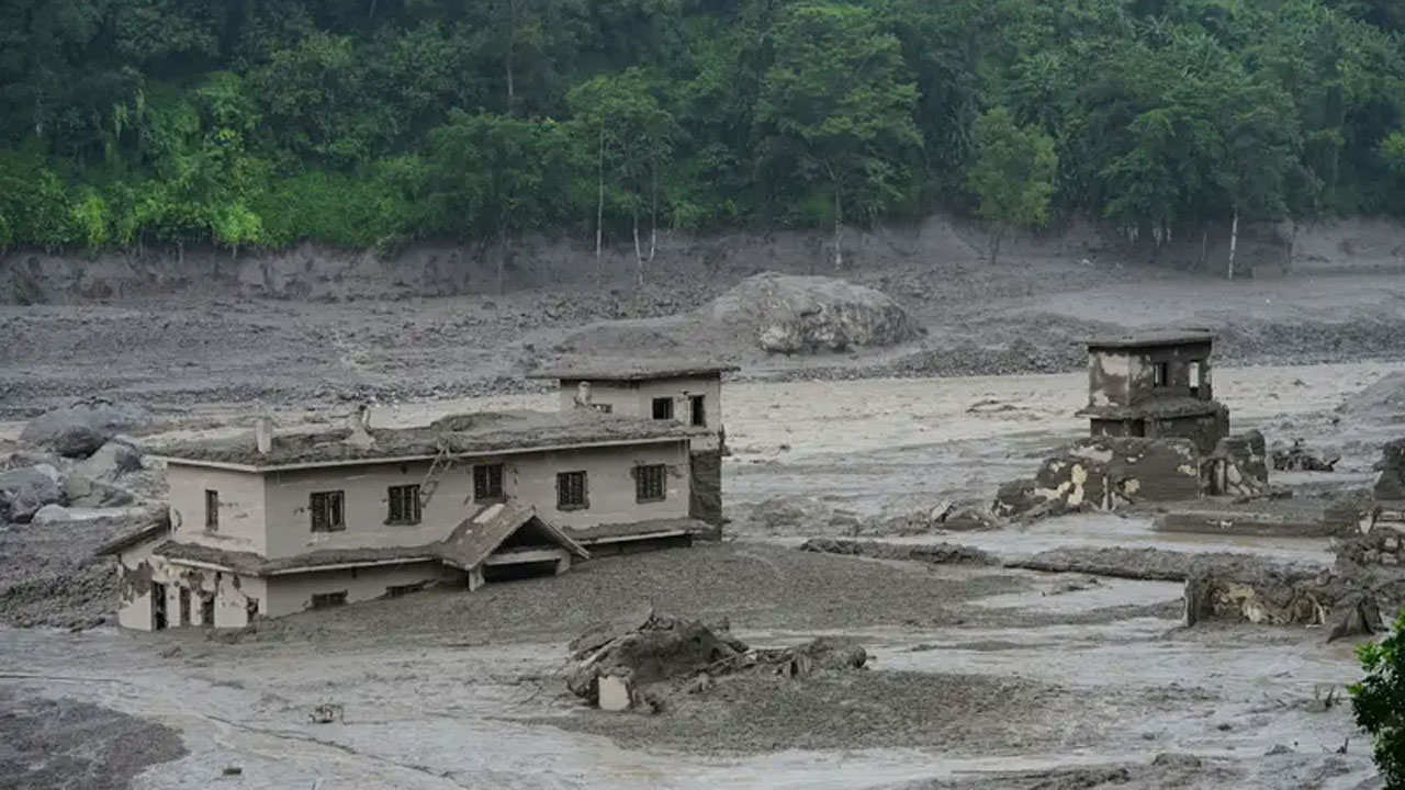নেপালের বন্যা ও ভূমিধস কবলিত এলাকা