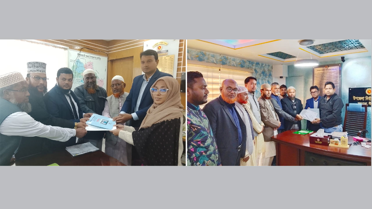 নীলফামারী-২ (সদর) ও ৩ (জলঢাকা) আসনে জামায়াত প্রার্থীর পক্ষে মনোনয়নপত্র উত্তোলন