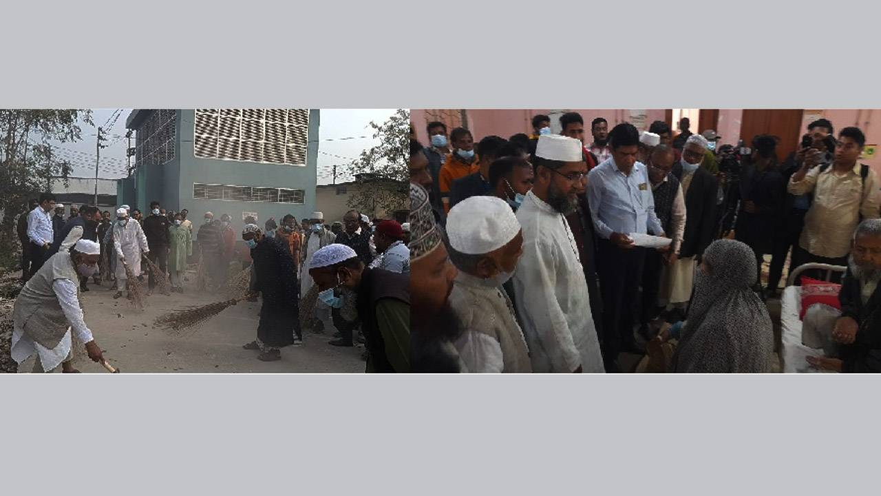 নীলফামারীর নবনির্বাচিত এমপির নেতৃত্বে পরিষ্কার-পরিচ্ছন্নতা অভিযান