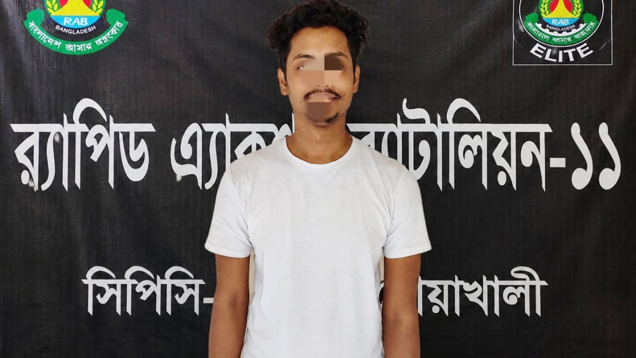 গ্রেফতার হত্যা মামলার আসামি শাহপরান ওরফে রুদ্র