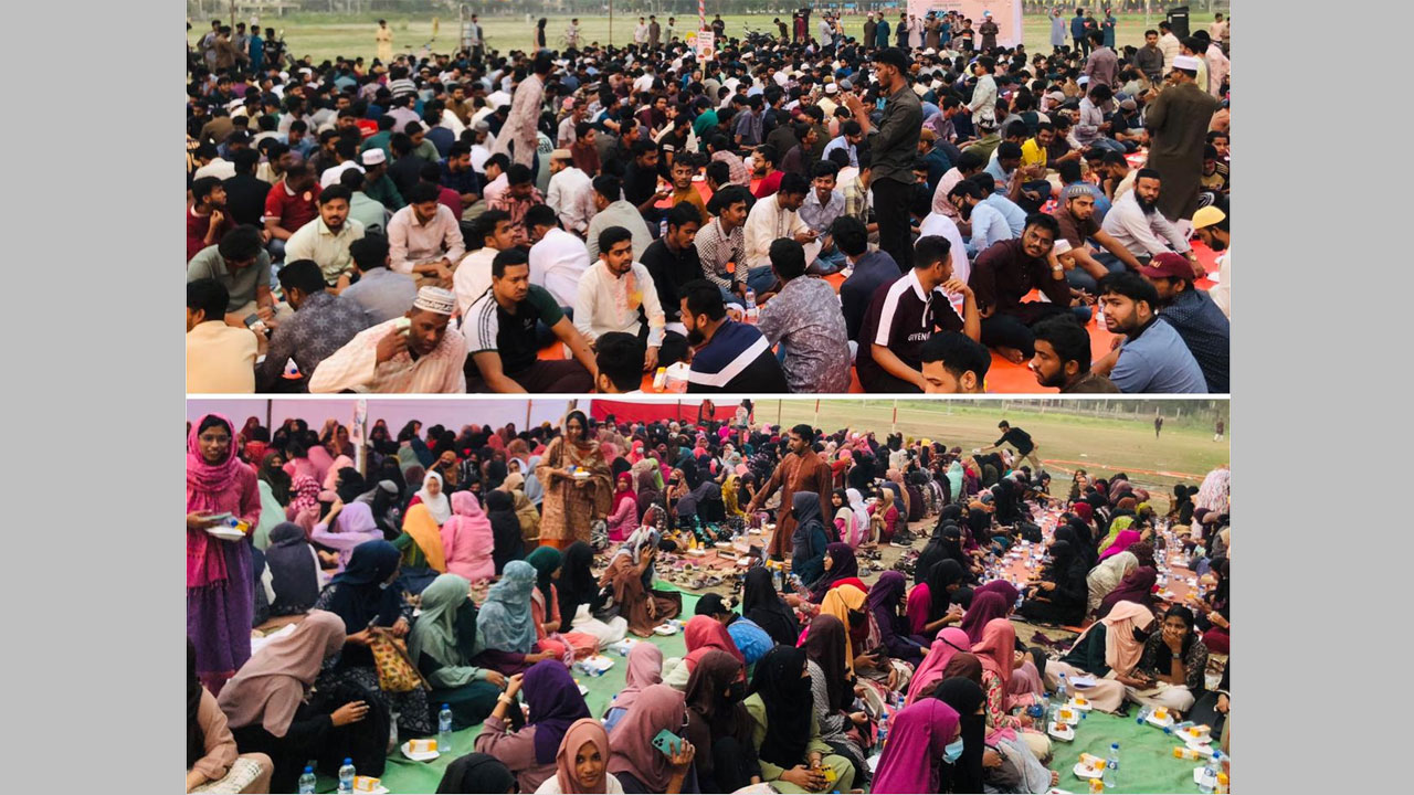 ছাত্রশিবিরের আয়োজনে ইফতার