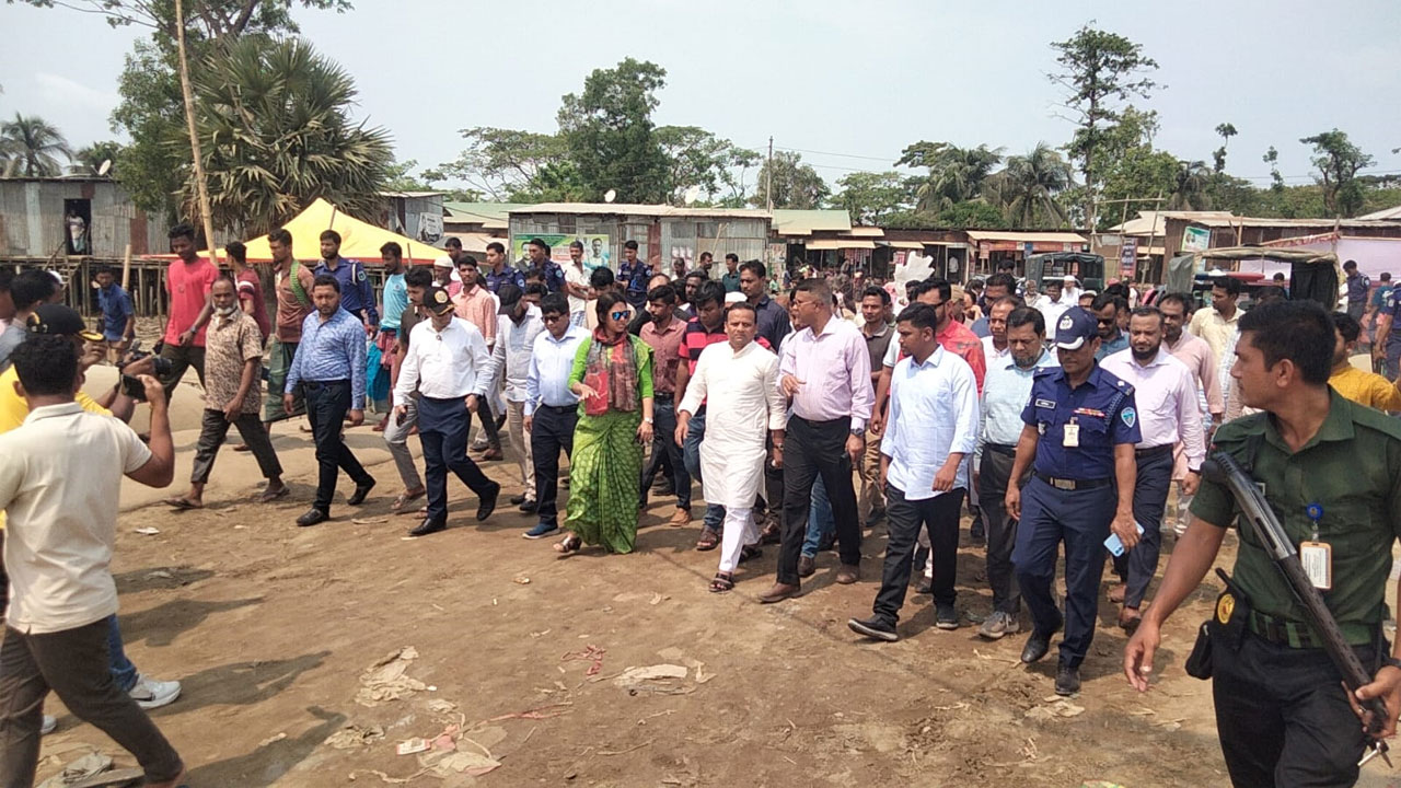 নলচিরা-চেয়ারম্যানঘাট পরিদর্শনে নৌপরিবহন প্রতিমন্ত্রী মো: রাজীব আহসান
