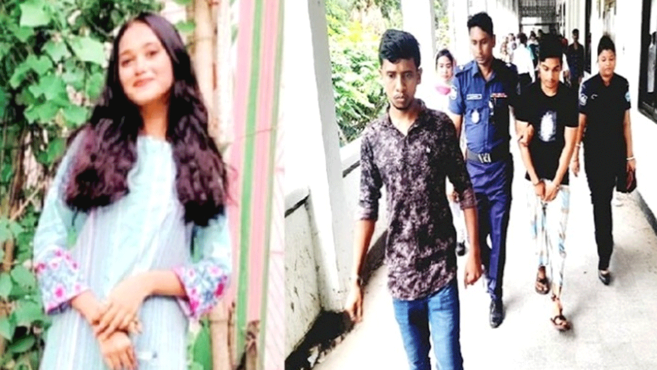 নিহত অদিতা ও দণ্ডপ্রাপ্ত শিক্ষক