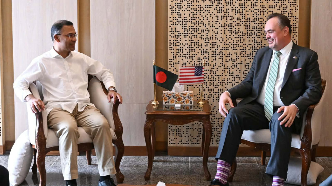 তারেক রহমান ও ব্রেন্ট টি. ক্রিস্টেনসেন