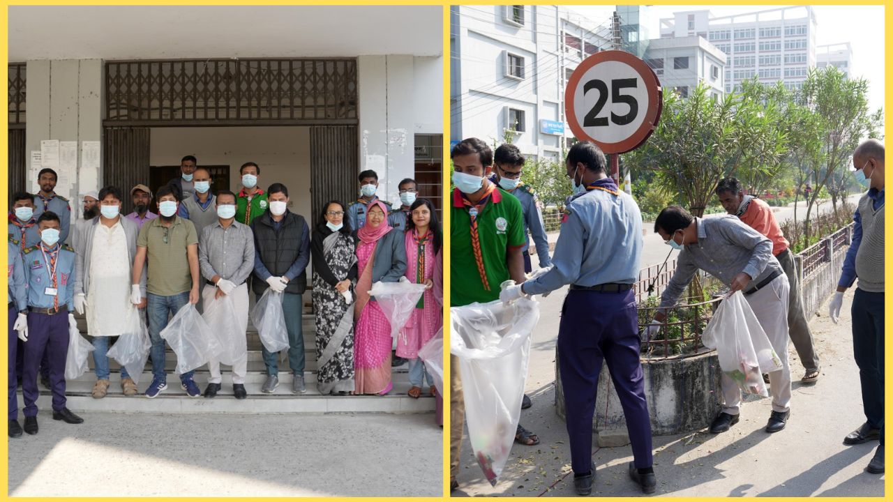 বিশ্ববিদ্যালয় পরিষ্কার রাখতে পাবিপ্রবিতে ‘ক্লিন ক্যাম্পাস’ কর্মসূচি