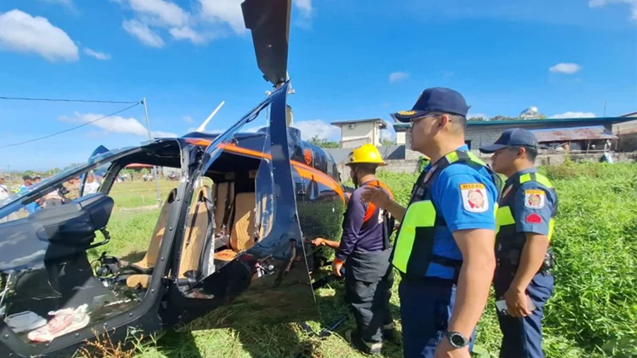 ফিলিপাইনের রিজাল প্রদেশে হেলিকপ্টার বিধ্বস্ত
