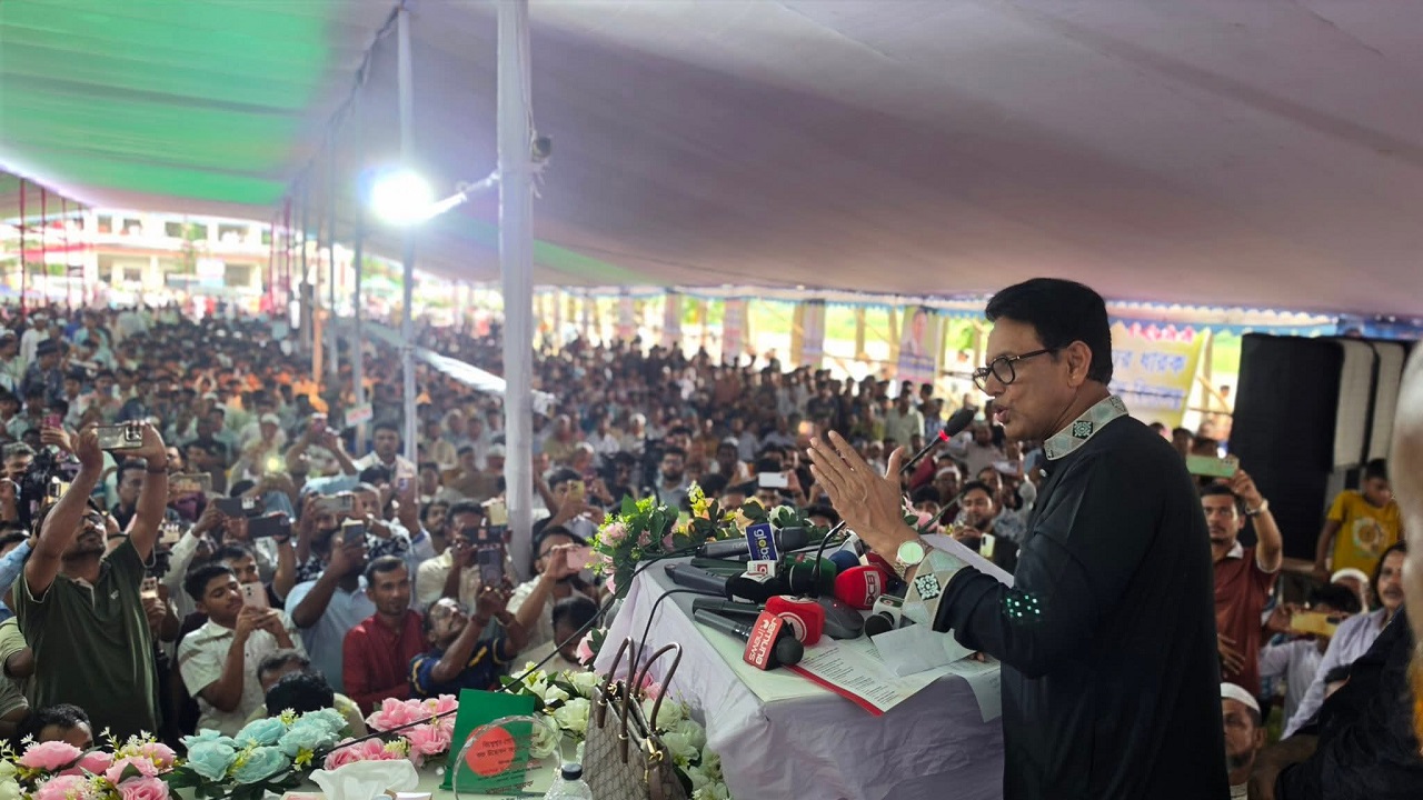 সোনারগাঁওয়ে পঞ্চমীঘাট উচ্চ বিদ্যালয়ে শিক্ষামন্ত্রী ড. আ ন ম এহছানুল হক মিলন