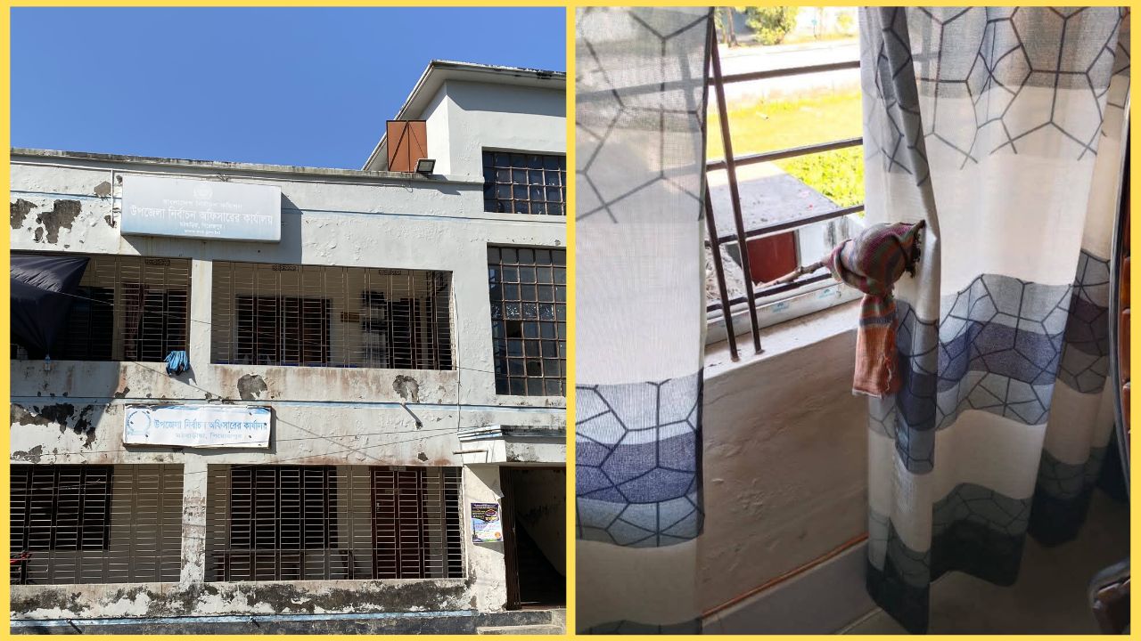 মঠবাড়িয়া উপজেলা নির্বাচন অফিসে পেট্রোল ঢেলে অগ্নিসংযোগের চেষ্টা করে দুর্বৃত্তরা