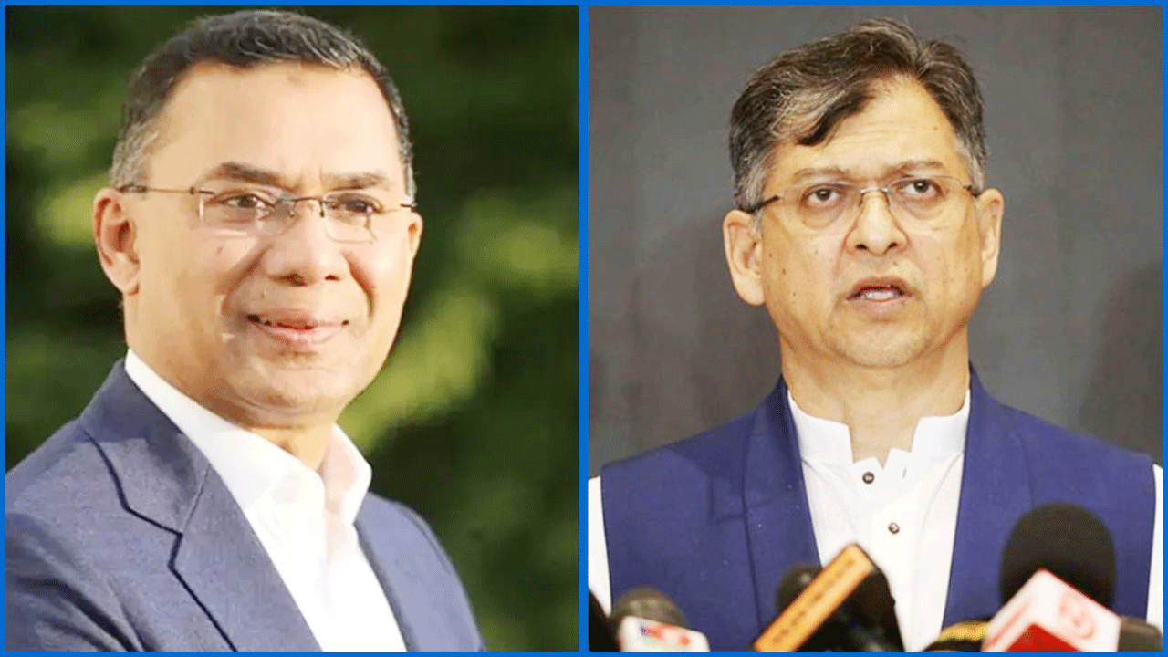 প্রধানমন্ত্রী তারেক রহমান ও স্বরাষ্টমন্ত্রী সালাহউদ্দিন আহমদ