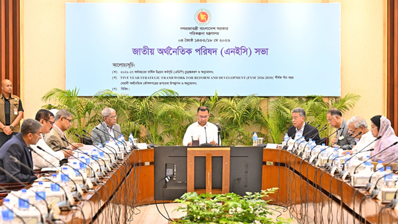 এনইসি সভায় উন্নয়ন কর্মসূচি আলোচনা