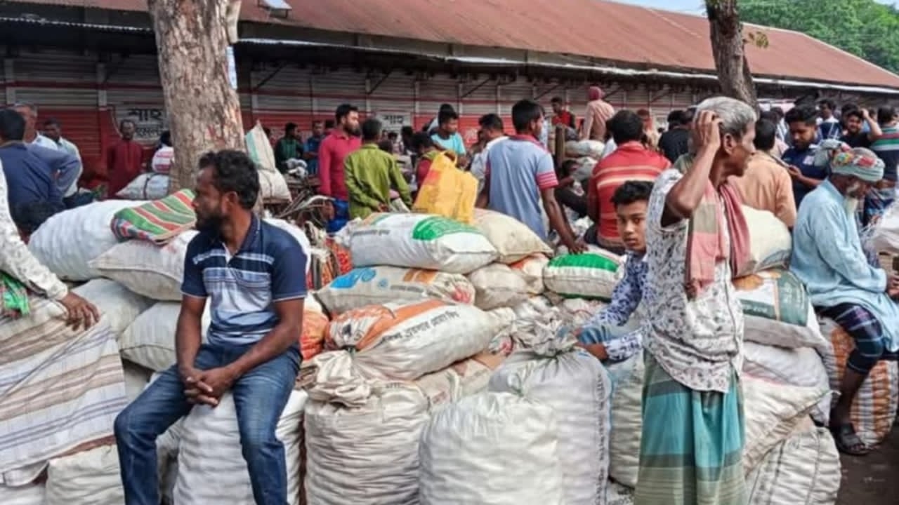 কৃষকদের পেঁয়াজ কেনেনি কোনো আড়ৎ