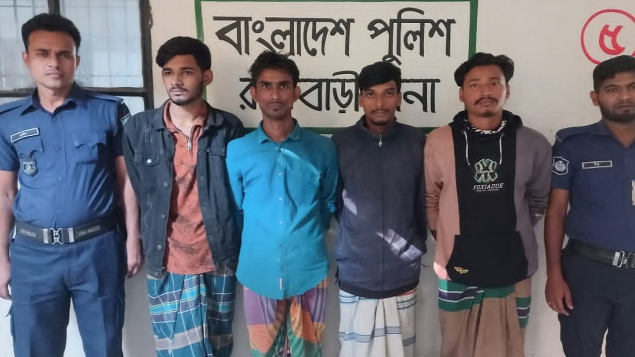 রাজবাড়ীতে রাতে হেলমেট পরে আওয়াামী লীগের ঝটিকা মিছিল