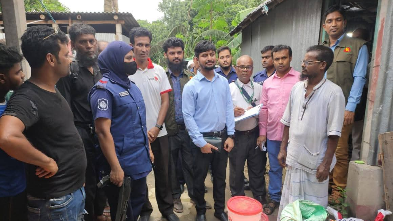 অবৈধ কারখানায় অভিযান