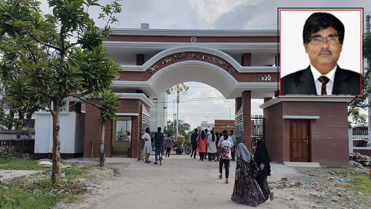 রাজশাহী নিউ গভর্নমেন্ট ডিগ্রি কলেজের অধ্যক্ষ কালাচাঁদ শীল