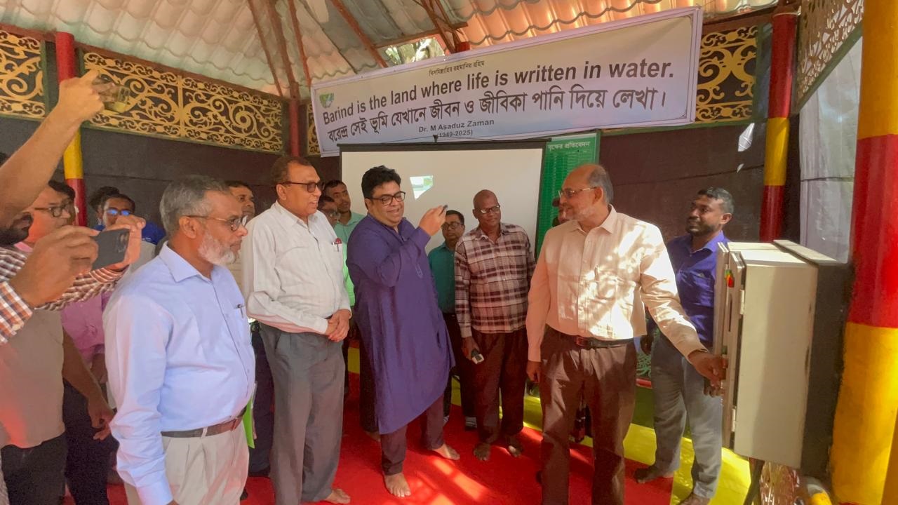 বিএমডিএ’র উন্নয়ন কাজ পরিদর্শনে প্রধানমন্ত্রীর উপদেষ্টা রাশেদ আল মাহমুদ তিতুমীর ও রেহান আসিফ আসাদ