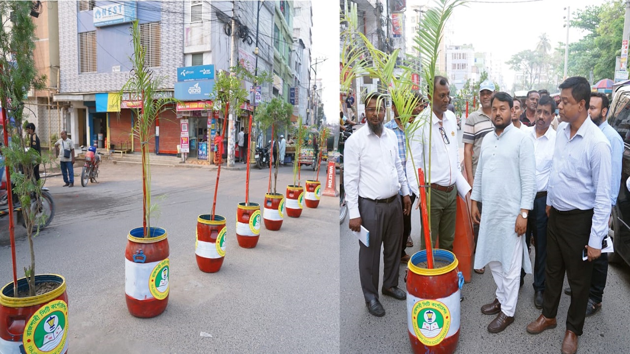 রাজশাহী মহানগরীর সবুজায়ন ও সৌন্দর্য বৃদ্ধিতে রাসিক প্রশাসকের নতুন উদ্যোগ