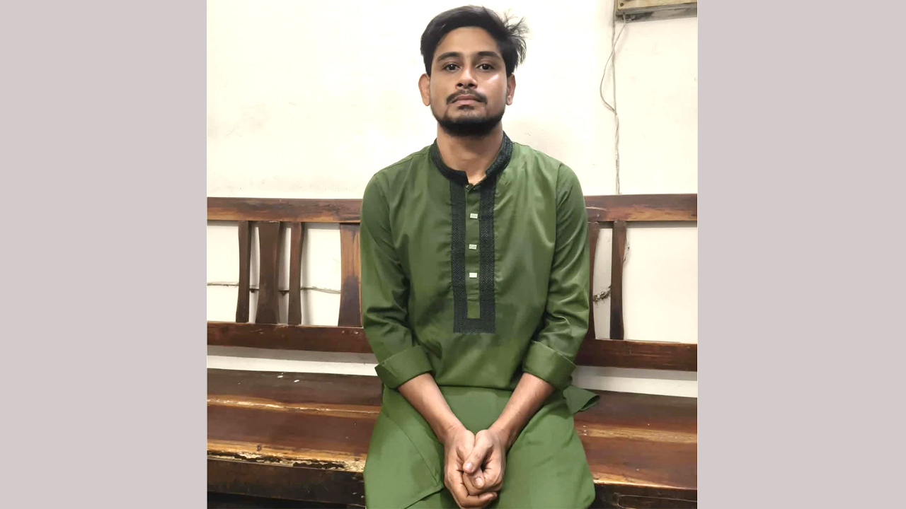 গ্রেফতার হওয়া রাবি ছাত্রদলের যুগ্ম সাধারণ সম্পাদক হাসিবুল হাসান