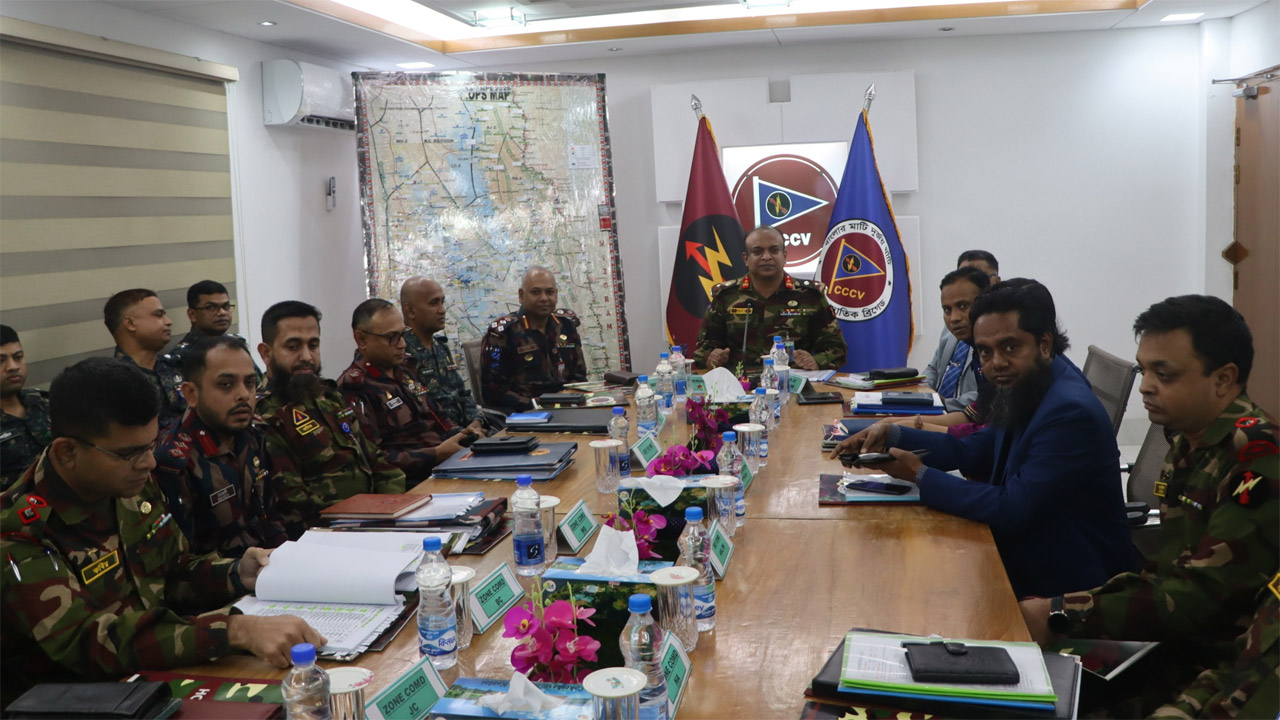 রাঙ্গামাটিতে সেনাবাহিনীর উদ্যোগে নির্বাচন উপলক্ষে নিরাপত্তা সমন্বয় সভা