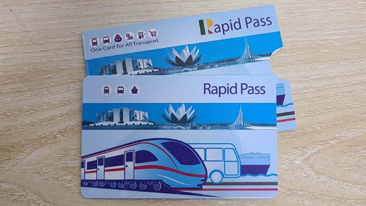 মোবাইল অ্যাপে র‌্যাপিড পাস রিচার্জ সুবিধা চালু করা হয়েছে