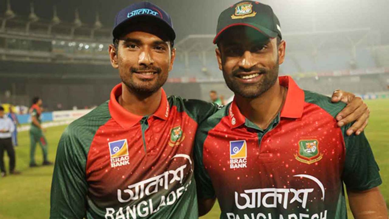 মাহমুদউল্লাহ রিয়াদ (বাঁয়ে) ও তামিম ইকবাল