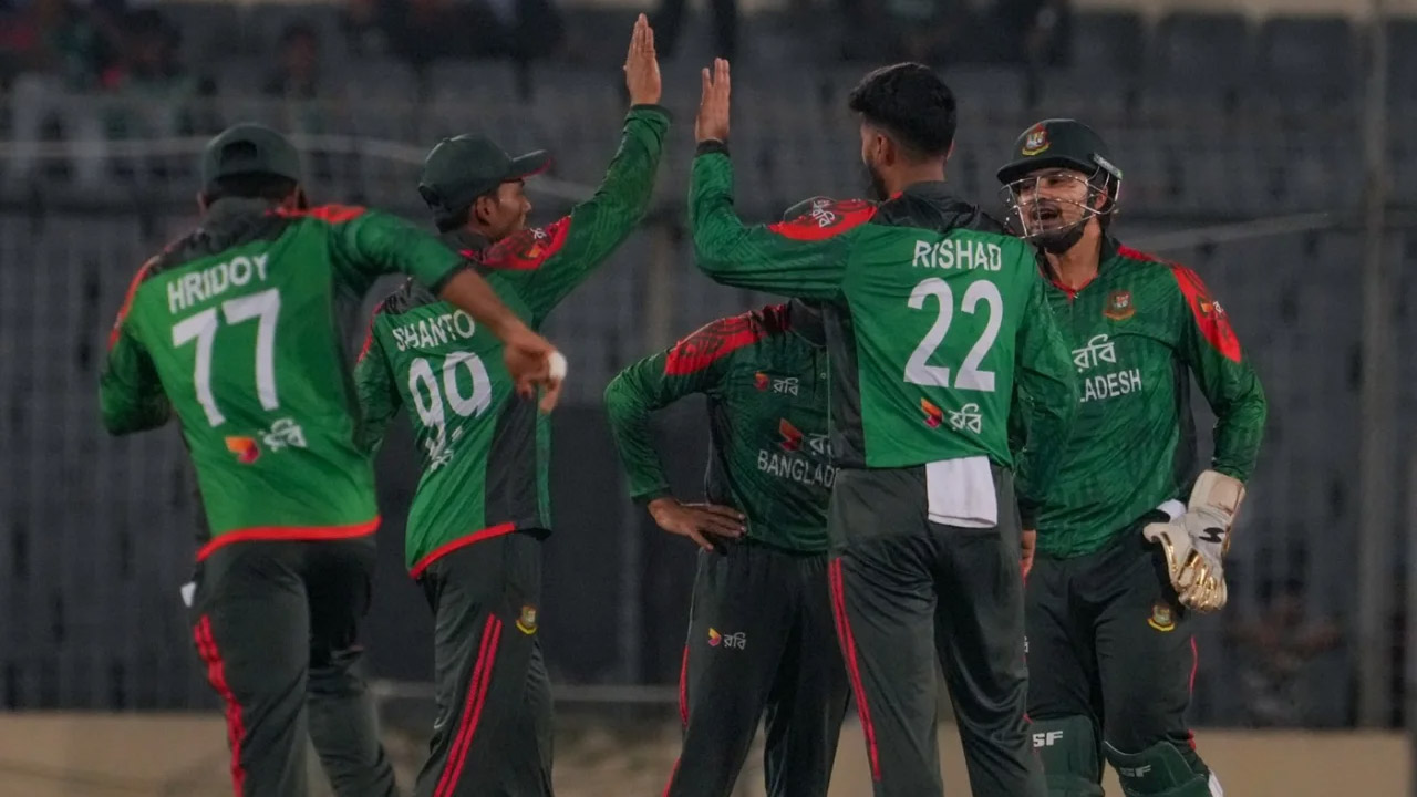 রিশাদসহ বাংলাদেশের খেলোয়াড়দের উচ্ছ্বাস