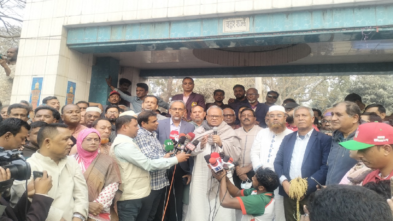 কুড়িগ্রামে রুহুল কবির রিজভী