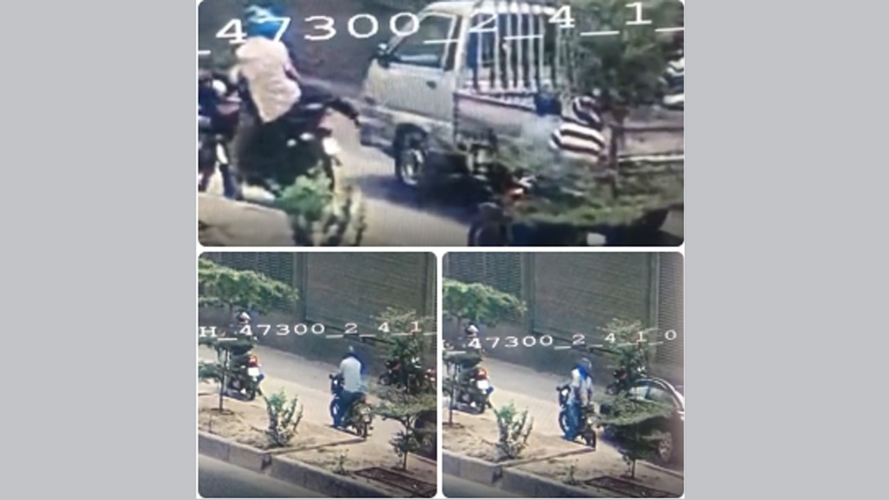 উত্তরায় ব্যাংকে জমা দিতে যাওয়ার পথে ডিএল পেট্রোল পাম্পের টাকা ছিনতাইয়ের সিসি টিভি ফুটেজ