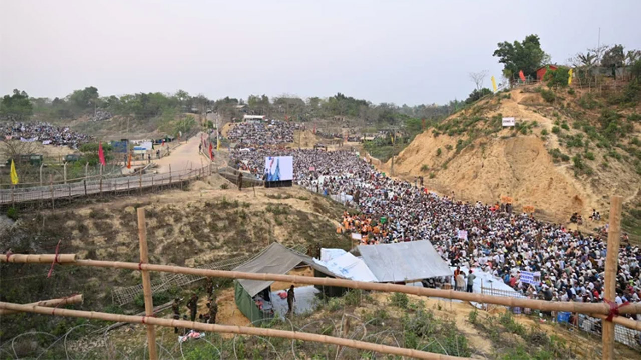 কক্সবাজারের একটি রোহিঙ্গা ক্যাম্প