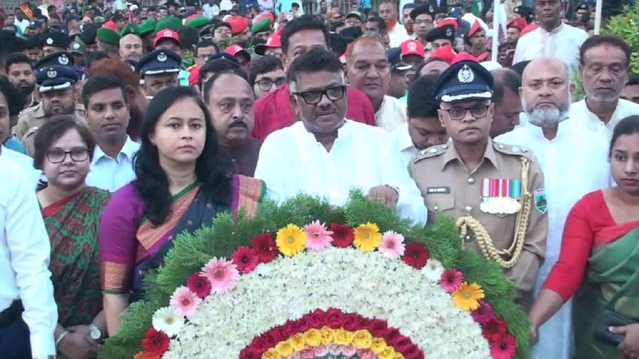 নাটোরে স্বাধীনতা বিসের অনুষ্ঠানে হুইপ রুহুল কুদ্দুস তালুকদার দুলু