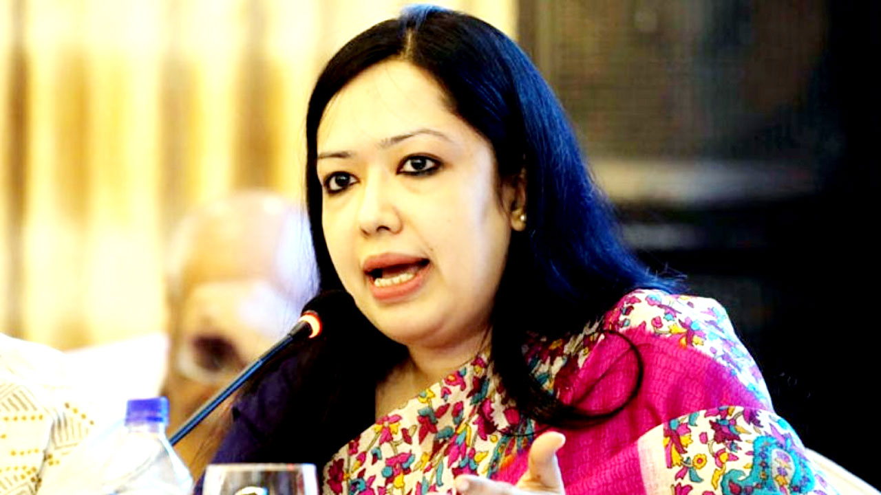 ব্রাহ্মণবাড়িয়া-২ আসনের স্বতন্ত্র প্রার্থী ব্যারিস্টার রুমিন ফারহানা