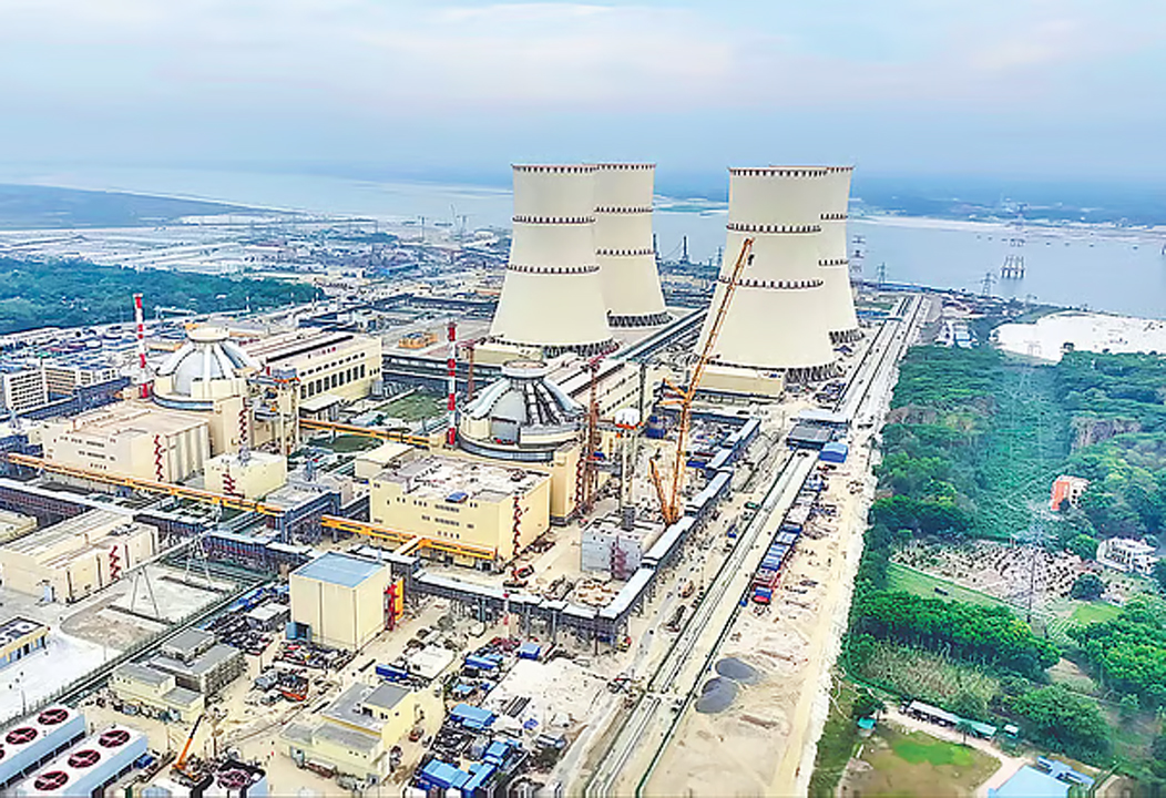 পাবনার ঈশ্বরদী উপজেলার রূপপুর পারমাণবিক বিদ্যুৎকেন্দ্র