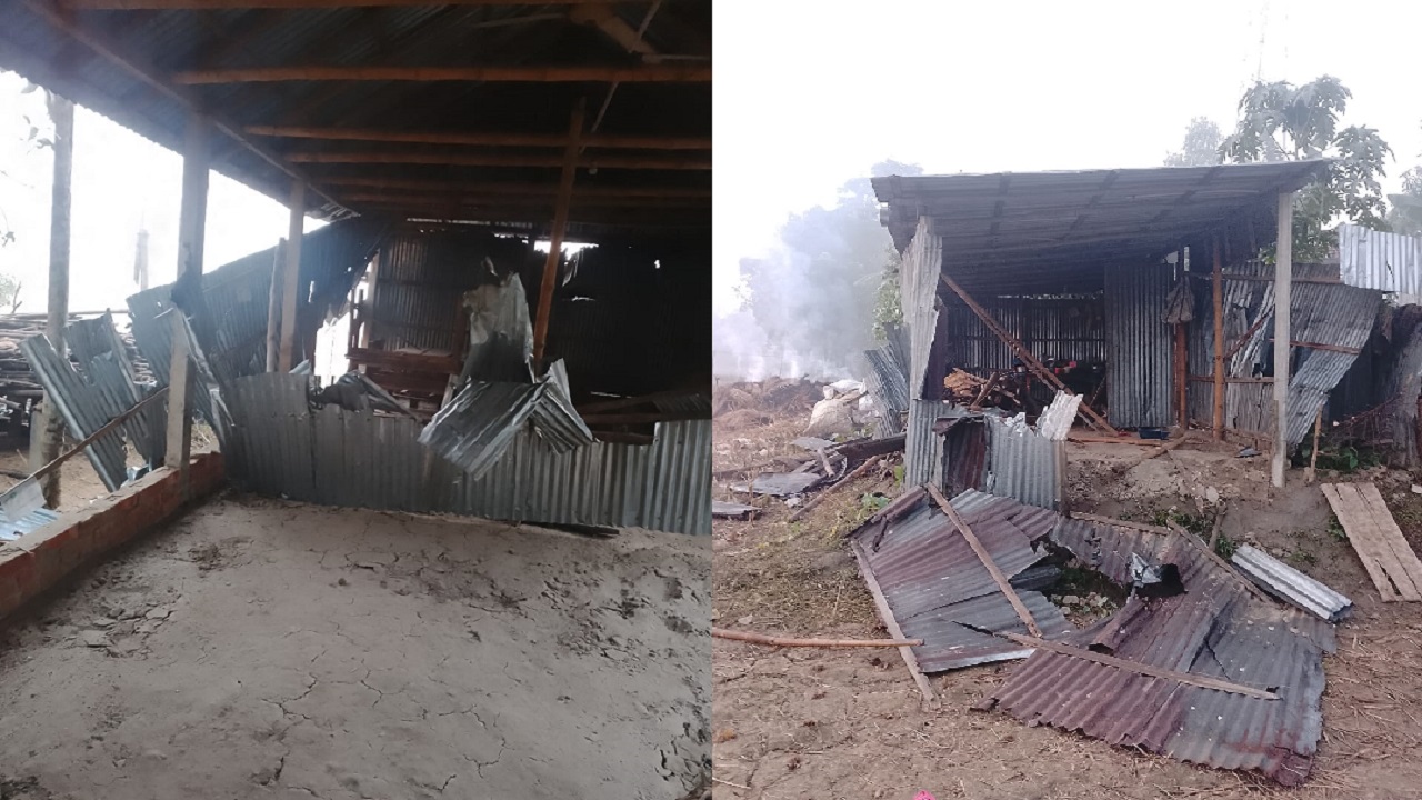 সাঘাটায় বালিকা মাদরাসায় হামলা-ভাঙচুর, পাঠদান বন্ধ