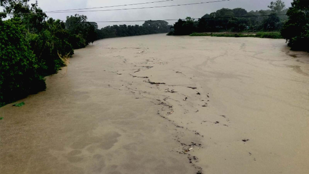 ভারী বর্ষণে নদীর পানি বৃদ্ধি
