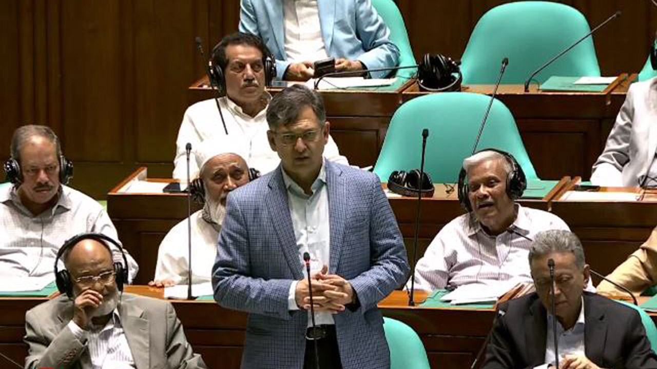 সংসদে সালাহউদ্দিন আহমদ