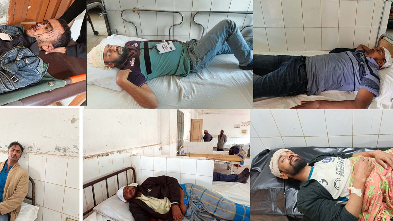 সংঘর্ষে আহতদের একাংশ