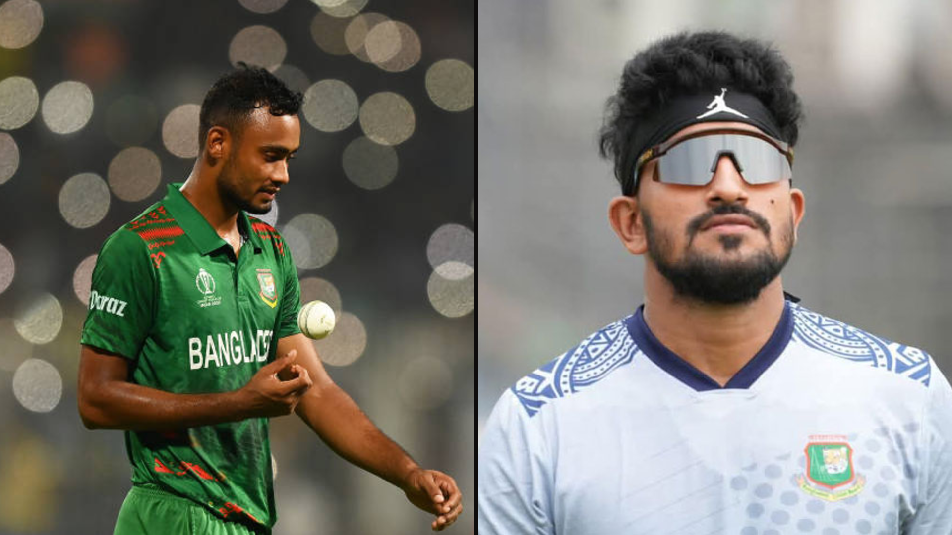 বামে শরিফুল ইসলাম ও ডানে খালেদ আহমেদ