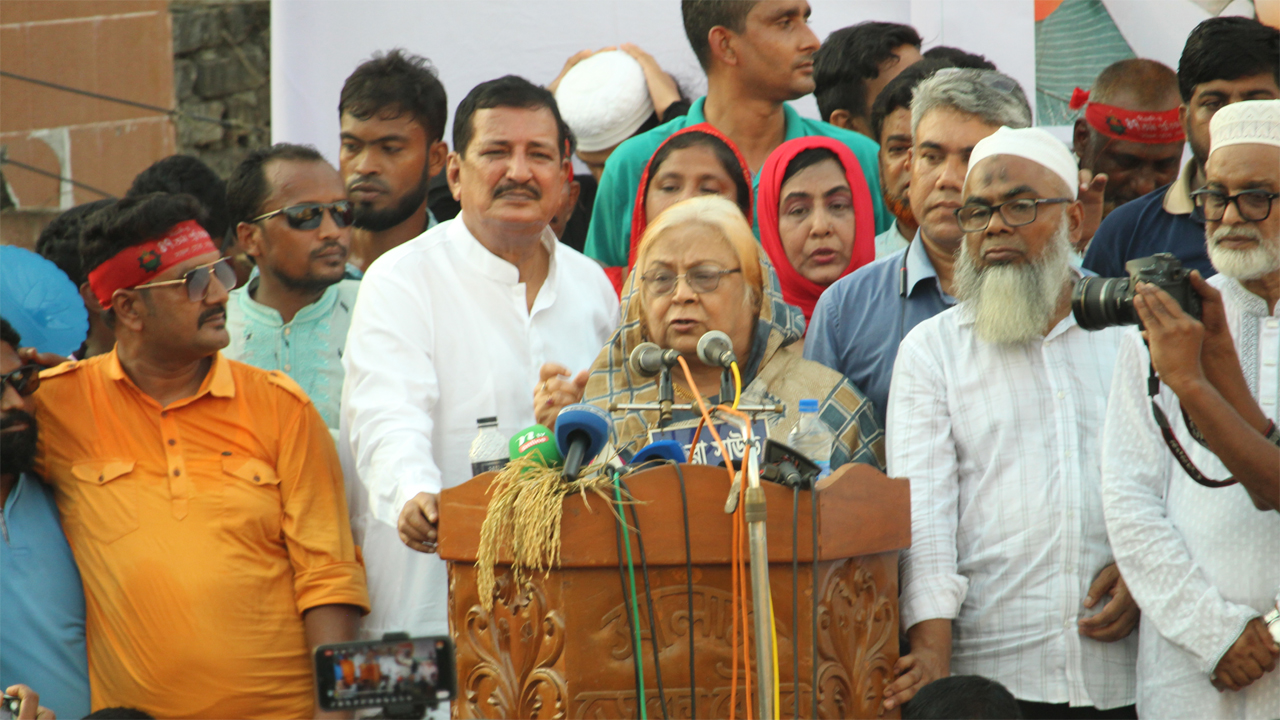বক্তব্য রাখছেন সেলিমা রহমান