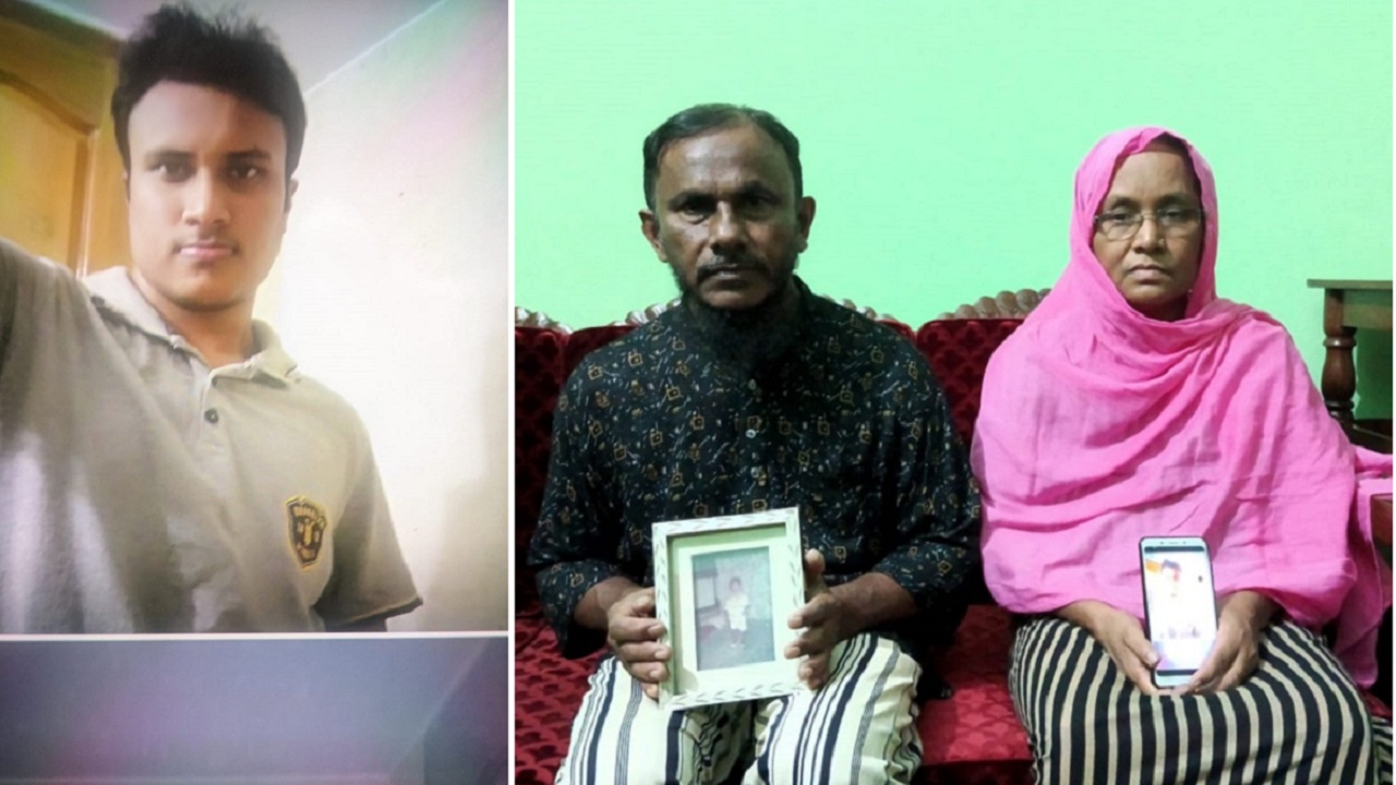 হাসিনার ফাঁসির রায় দ্রুত কার্যকরের দাবি শহীদ রাকিবুলের মা-বাবার