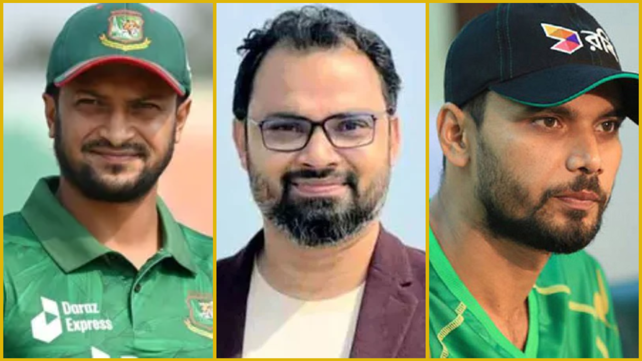 সাকিব আল হাসান, আমিনুল হক ও মাশরাফী বিন মোর্ত্তজা