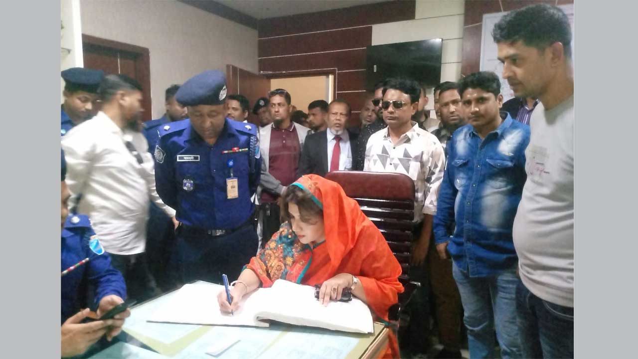 নগরকান্দায় পররাষ্ট্র প্রতিমন্ত্রী শ্যামা ওবায়েদ ইসলাম রিংকু