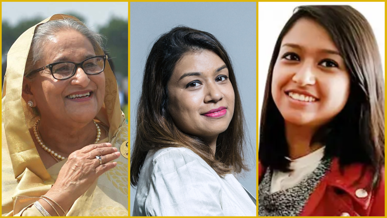 শেখ হাসিনা, টিউলিপ রিজওয়ানা সিদ্দিক ও আজমিনা সিদ্দিক