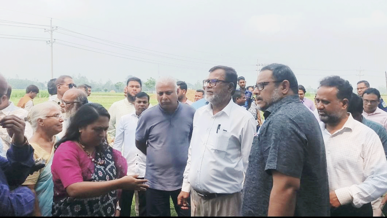 শেরপুরে মেডিক্যাল কলেজ স্থাপনে সম্ভাব্য স্থান পরিদর্শনে প্রতিনিধি দল