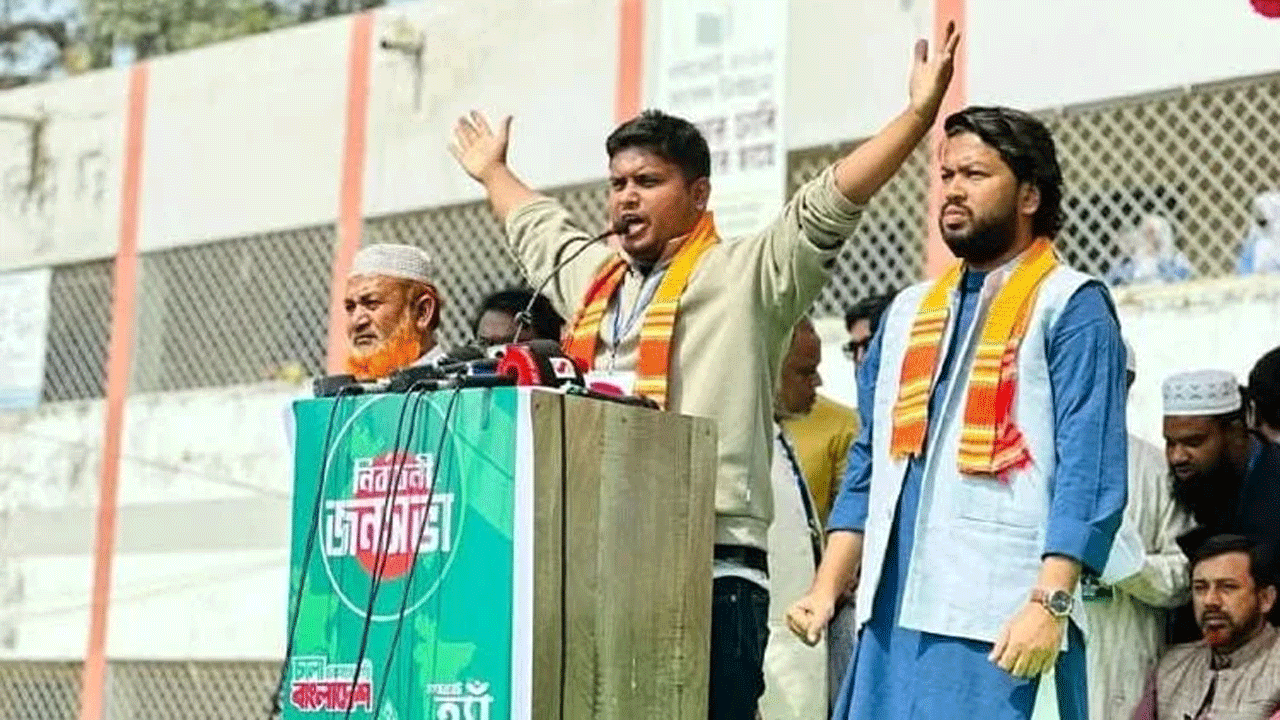 এনসিপির দক্ষিণাঞ্চলের মুখ্য সংগঠক হাসনাত আব্দুল্লাহ