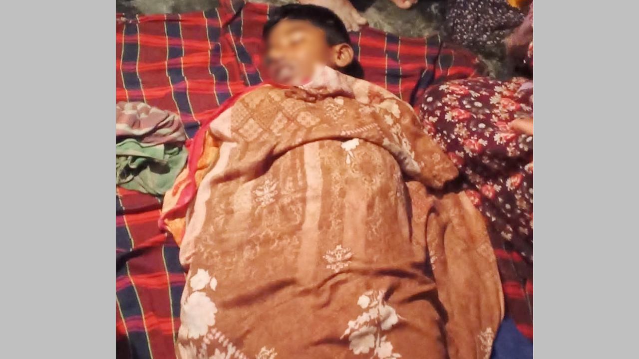 বজ্রপাতে নিহত স্কুলশিক্ষার্থী রিয়াদ