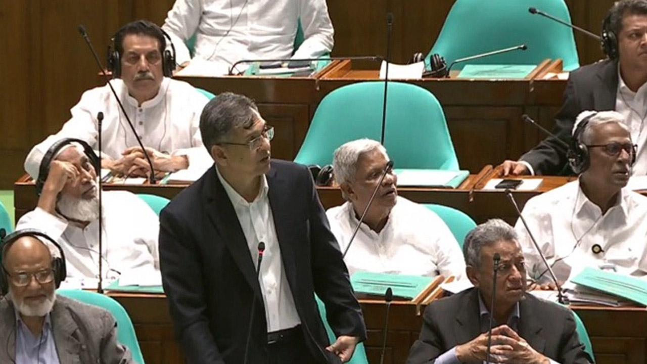 জাতীয় সংসদে স্বরাষ্ট্রমন্ত্রী সালাহউদ্দিন আহমদ (ফাইল ফটো)