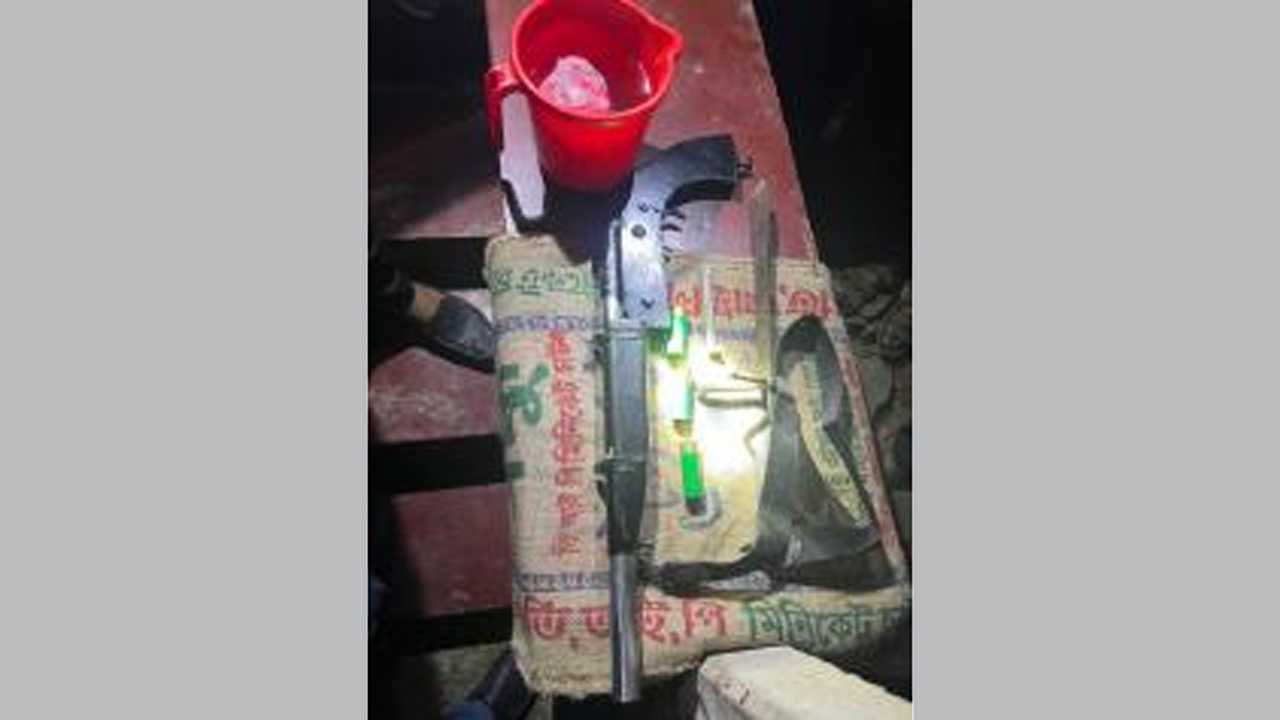 উদ্ধার অস্ত্র ও গুলি