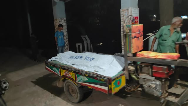 নিহত লিটনের লাশ
